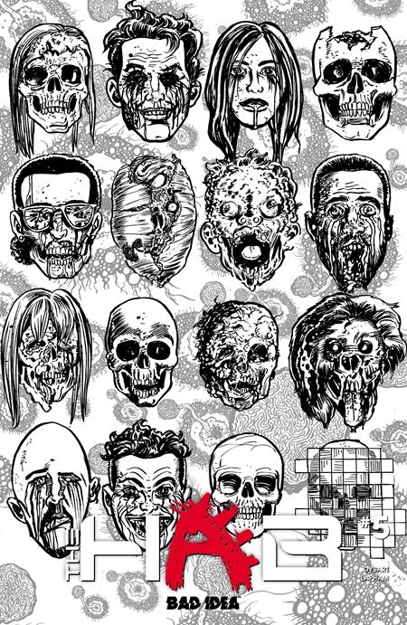 HAB #5 (OF 6) CVR E DAVID LAPHAM BW DEAD SKULLS