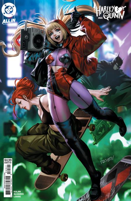 00A. HARLEY QUINN #65 CVR D DERRICK CHEW CARD STOCK