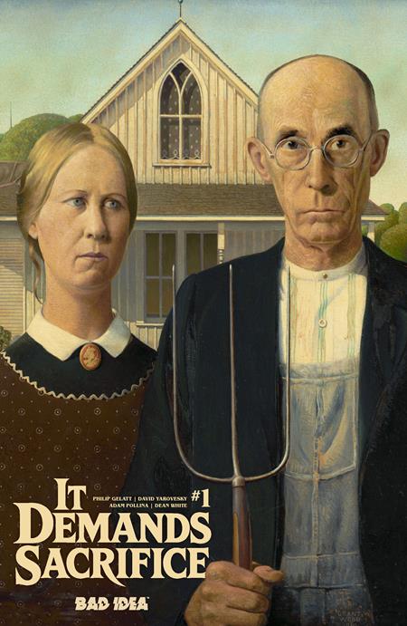 IT DEMANDS SACRIFICE #1 (OF 4) CVR E GRANT WOOD OLD MASTERS