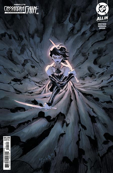 00A. ABSOLUTE CASSANDRA CAIN THE SHADOWS HAND #1 (ONE SHOT) CVR B MATIAS BERGARA CARD STOCK