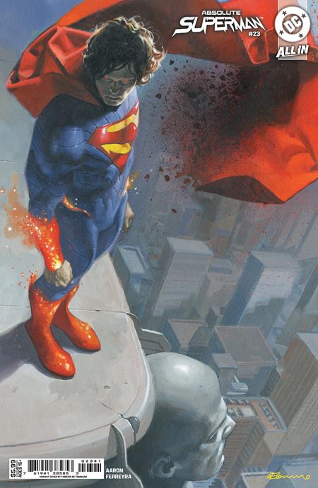 00A. ABSOLUTE SUPERMAN #23 CVR D FABRIZIO DE TOMMASO CARD STOCK