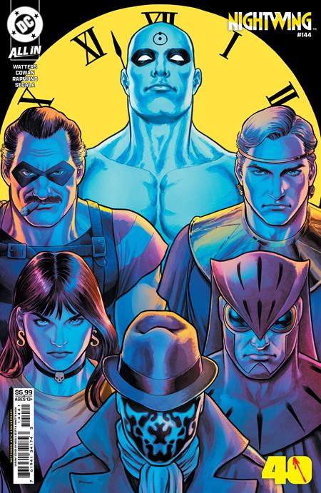 NIGHTWING #144 CVR D NICOLA SCOTT WATCHMEN 40TH ANNIVERSARY CARD STOCK
