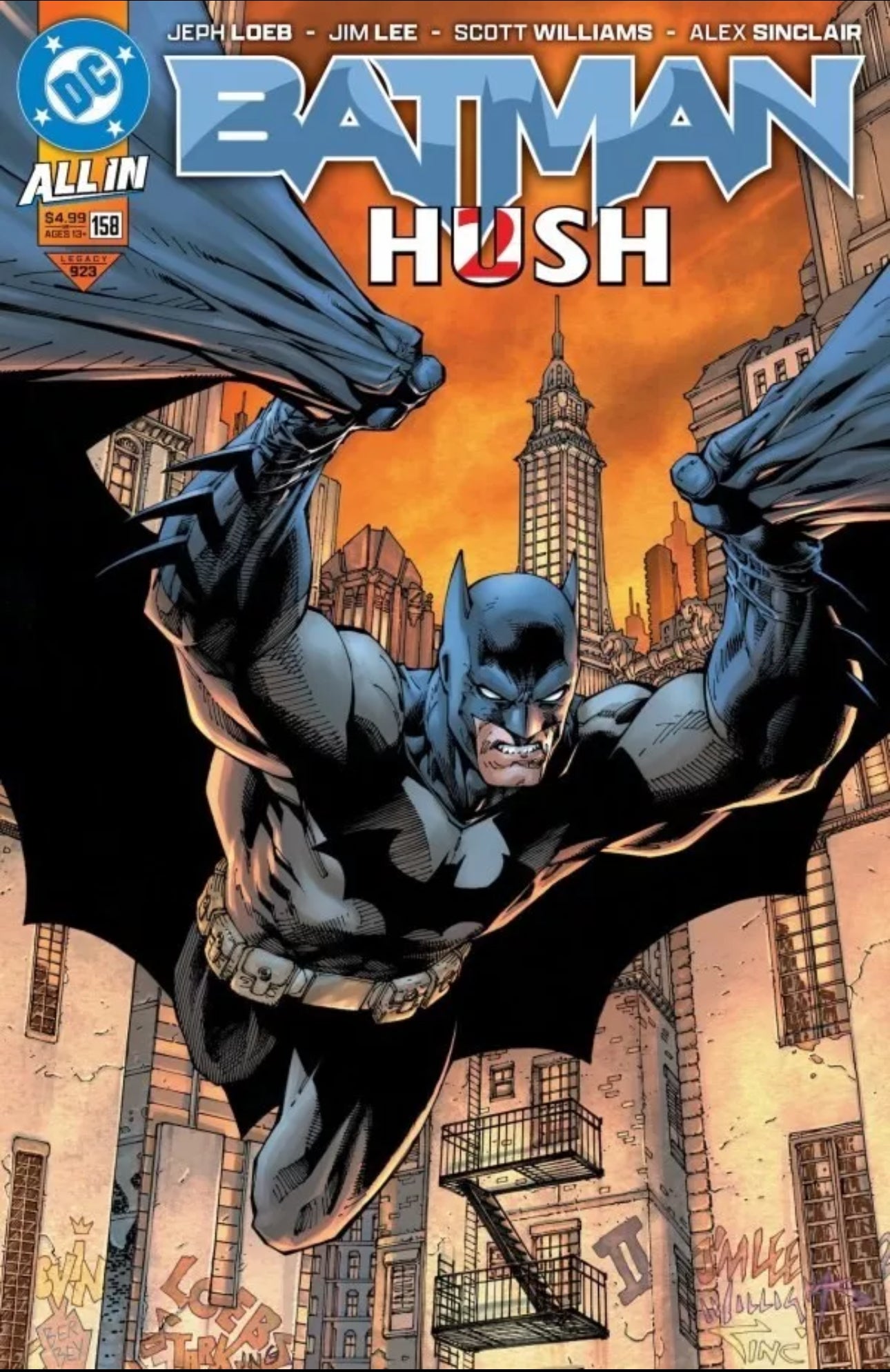 Batman #158 Jim Lee A cover