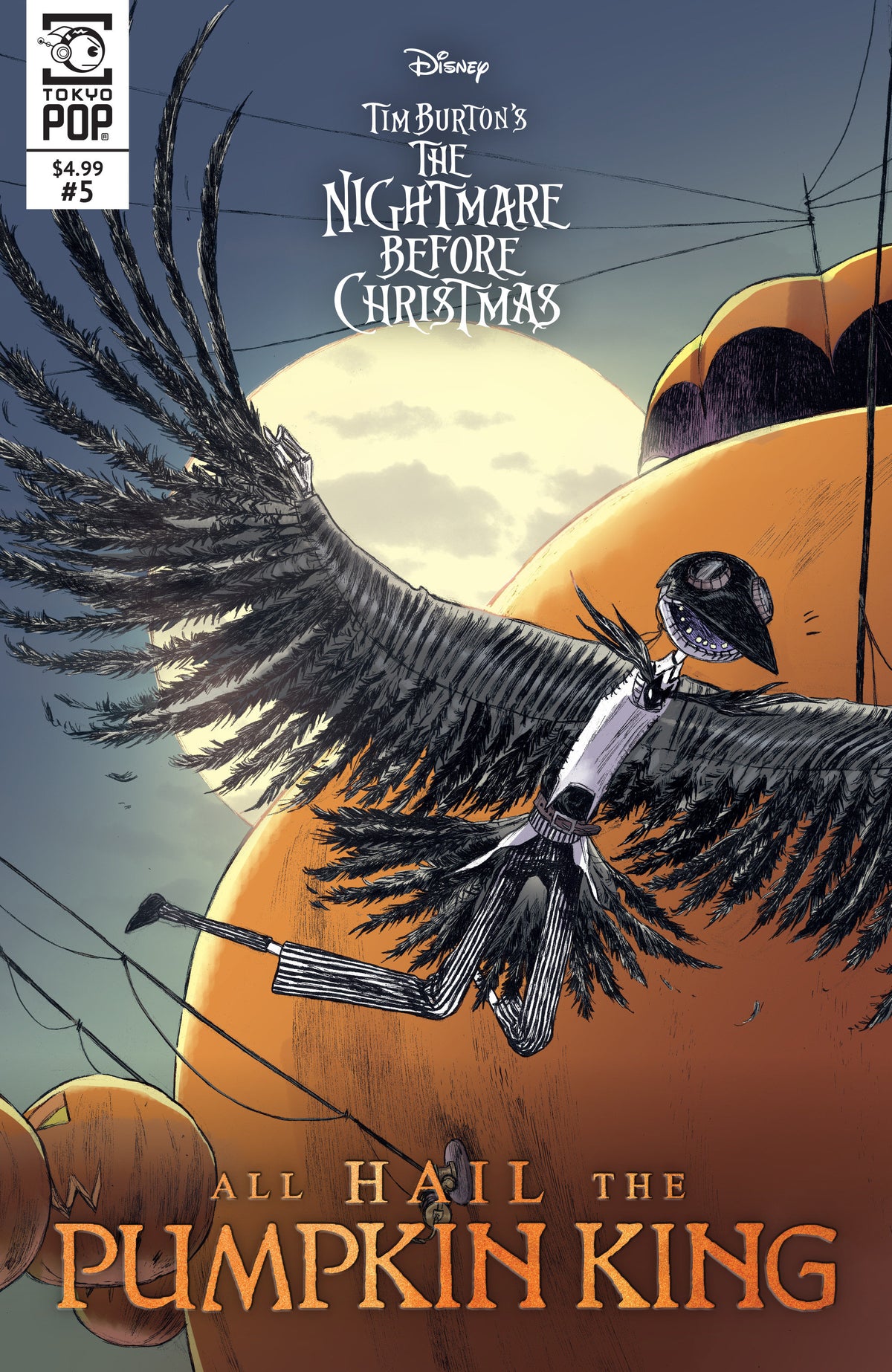 DISNEY TIM BURTON'S THE NIGHTMARE BEFORE CHRISTMAS: ALL HAIL THE PUMPKIN KING, ISSUE #5 CVR A