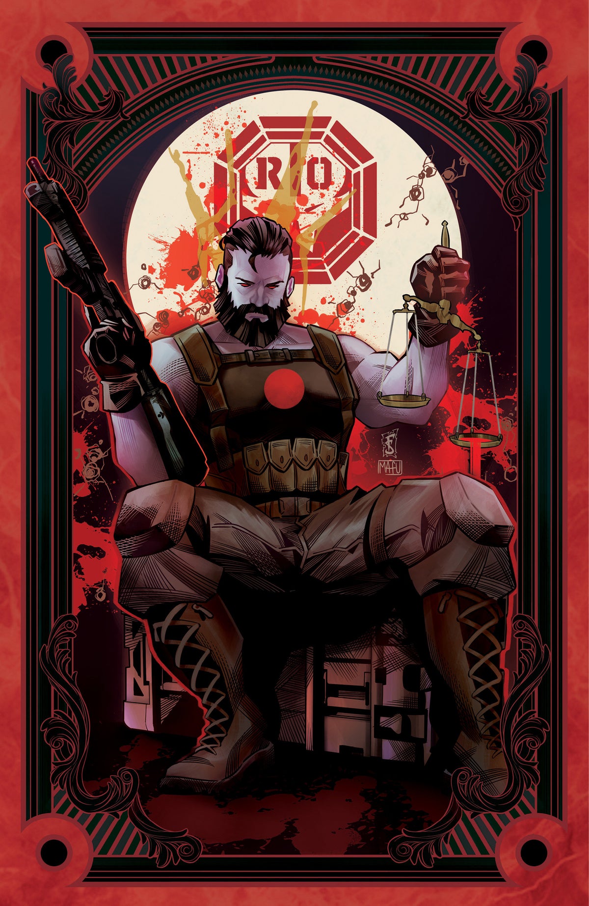 VALIANT BEYOND: BLOODSHOT #7--TOY SOLDIERS #1 CVR B SABBATINI FULL ART TAROT