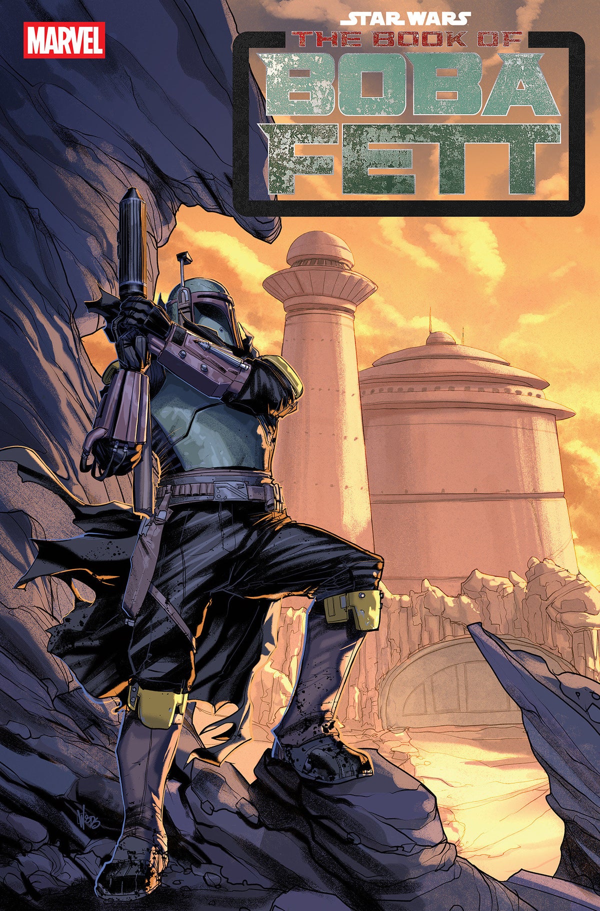 STAR WARS: THE BOOK OF BOBA FETT #4 CVR B PETE WOODS