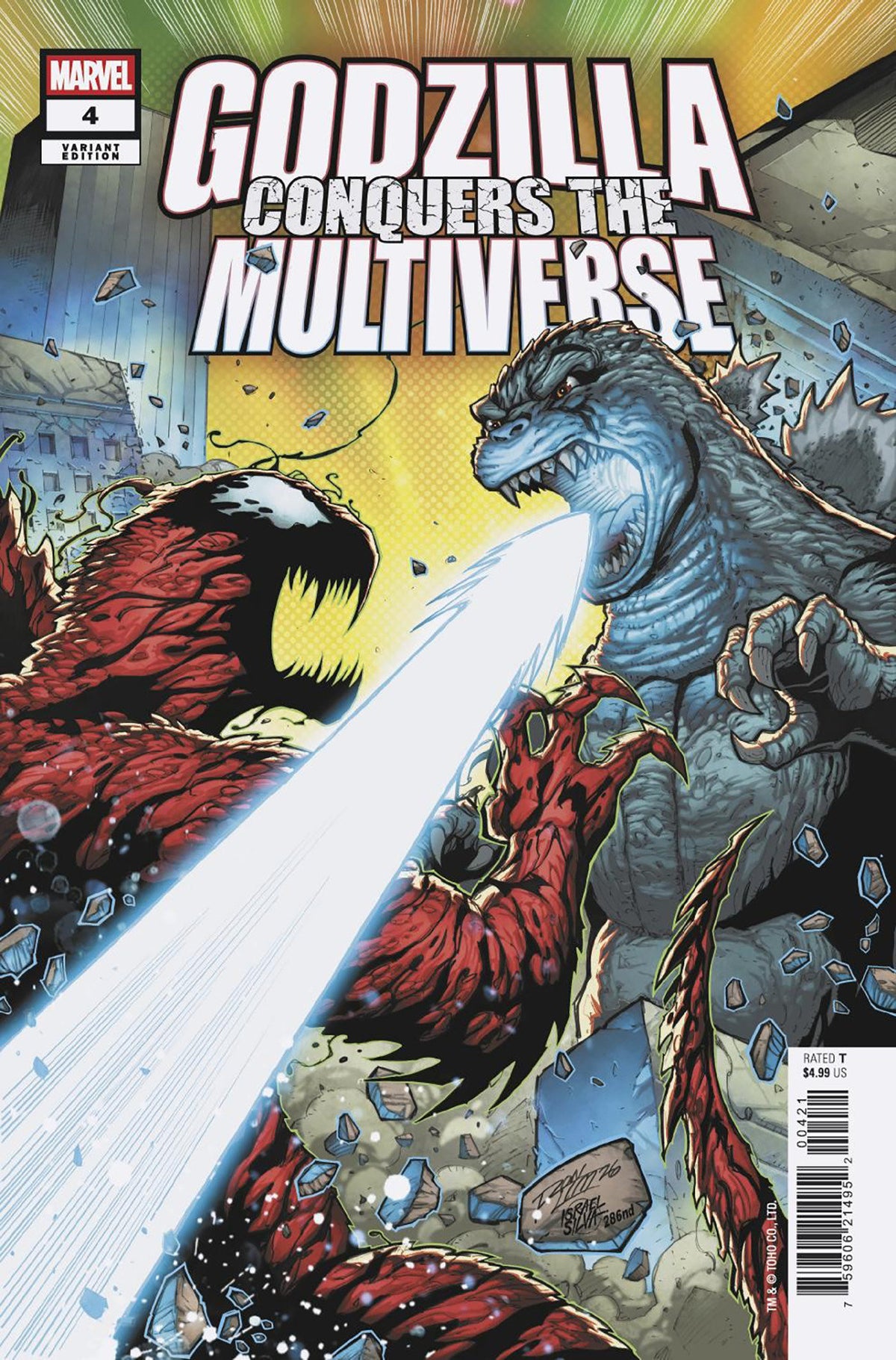 GODZILLA CONQUERS THE MULTIVERSE #4 CVR B RON LIM HEISEI VS. MARVEL
