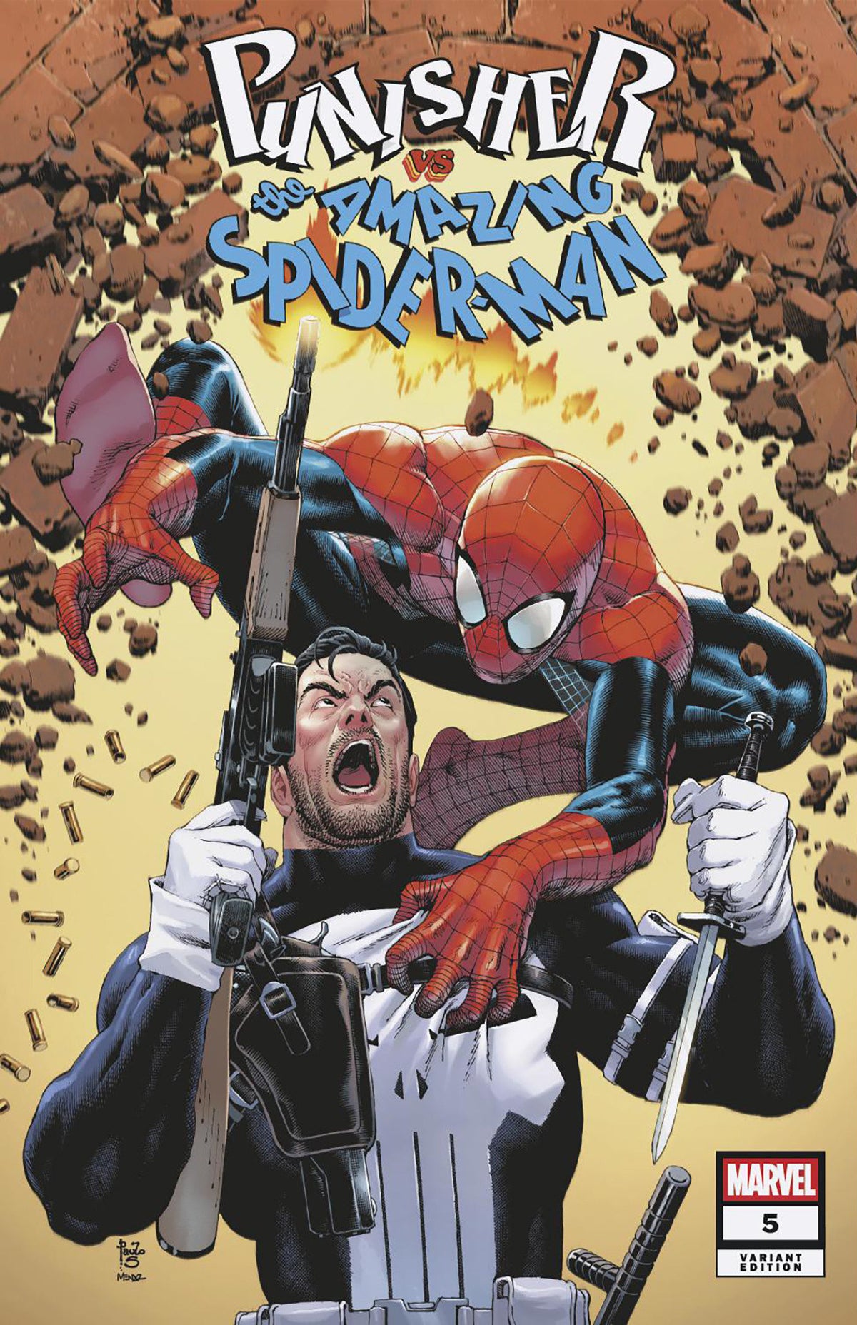 PUNISHER VS. SPIDER-MAN #5 CVR B PAULO SIQUEIRA
