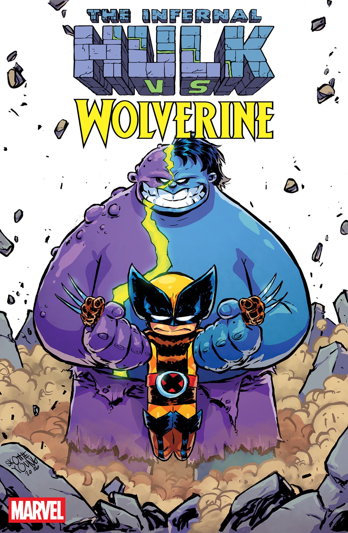 00A. INFERNAL HULK VS. WOLVERINE #1 SKOTTIE YOUNG