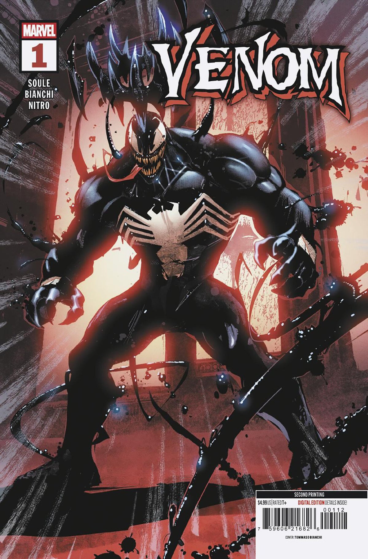 VENOM #1 TOMMASO BIANCHI 2ND PRINTING