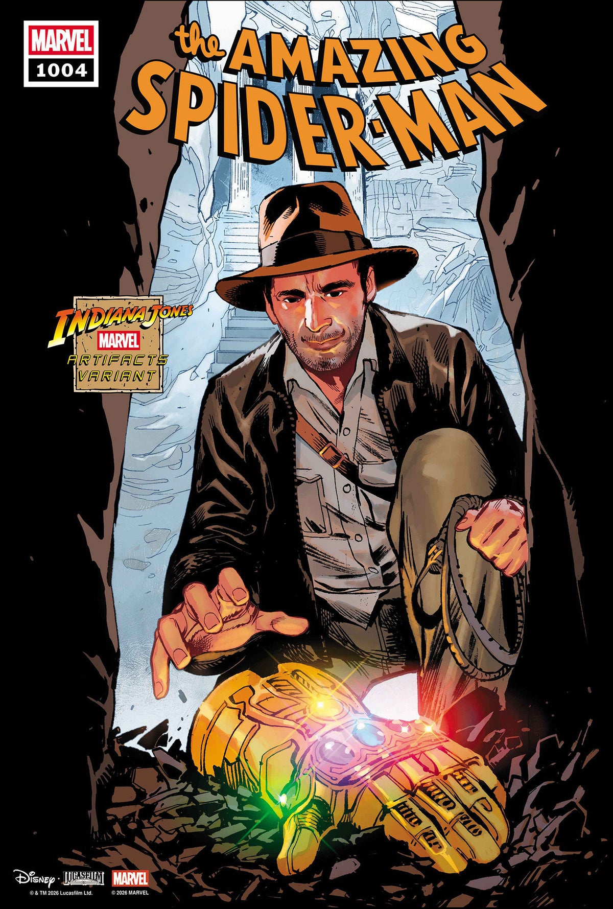 AMAZING SPIDER-MAN #1004 SARA PICHELLI INDIANA JONES MARVEL ARTIFACT CVR C