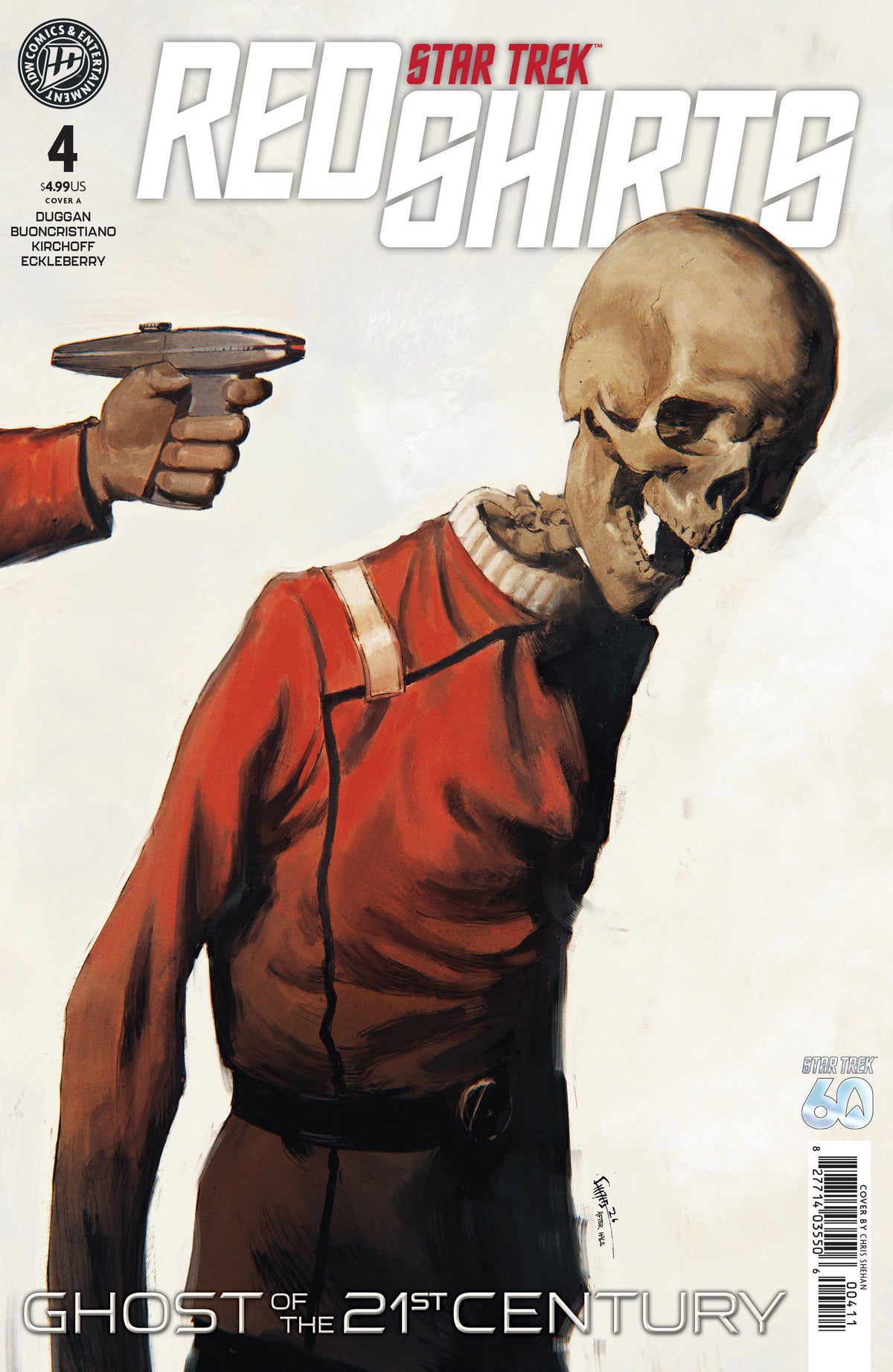 STAR TREK: RED SHIRTS--GHOST OF THE 21ST CENTURY #4 CVR A SHEHAN