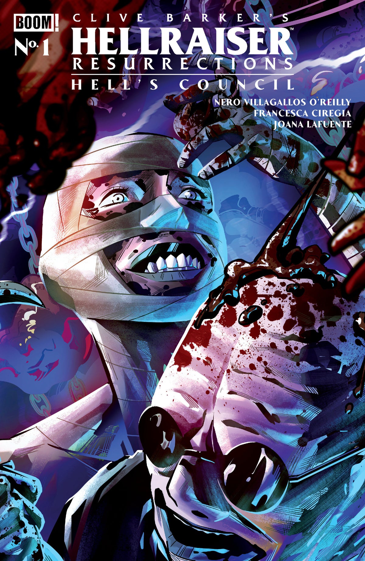 00A. Hellraiser: Resurrections - Hell's Council #1 B (Dressed, Sabbatini)