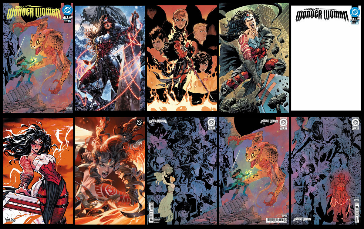 Absolute Wonder Woman #25 Complete Regular Covers A-J 10-Book Set