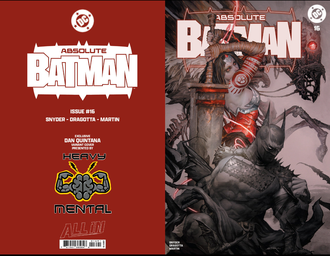 Absolute Batman #16 Exclusive cover – Heavy Mental