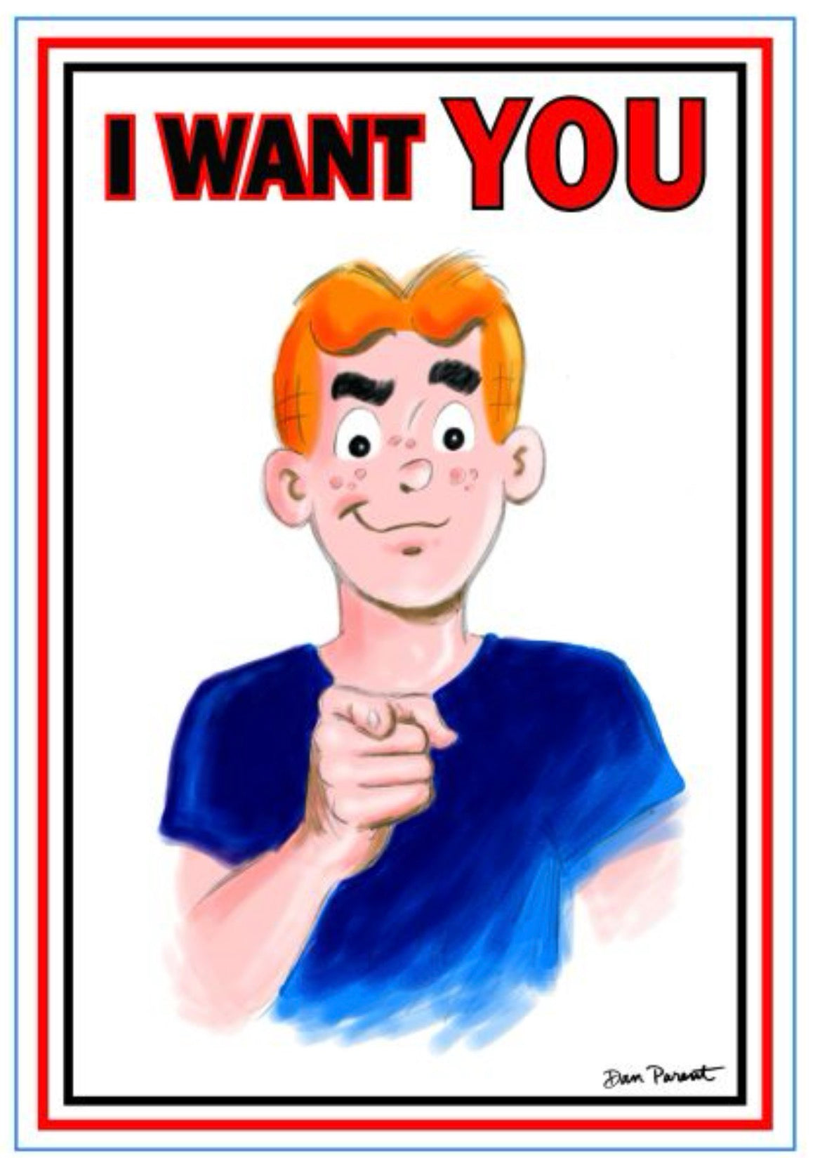 Archie Comics Celebrates America's 250th #1 CVR C Dan Parent Poster