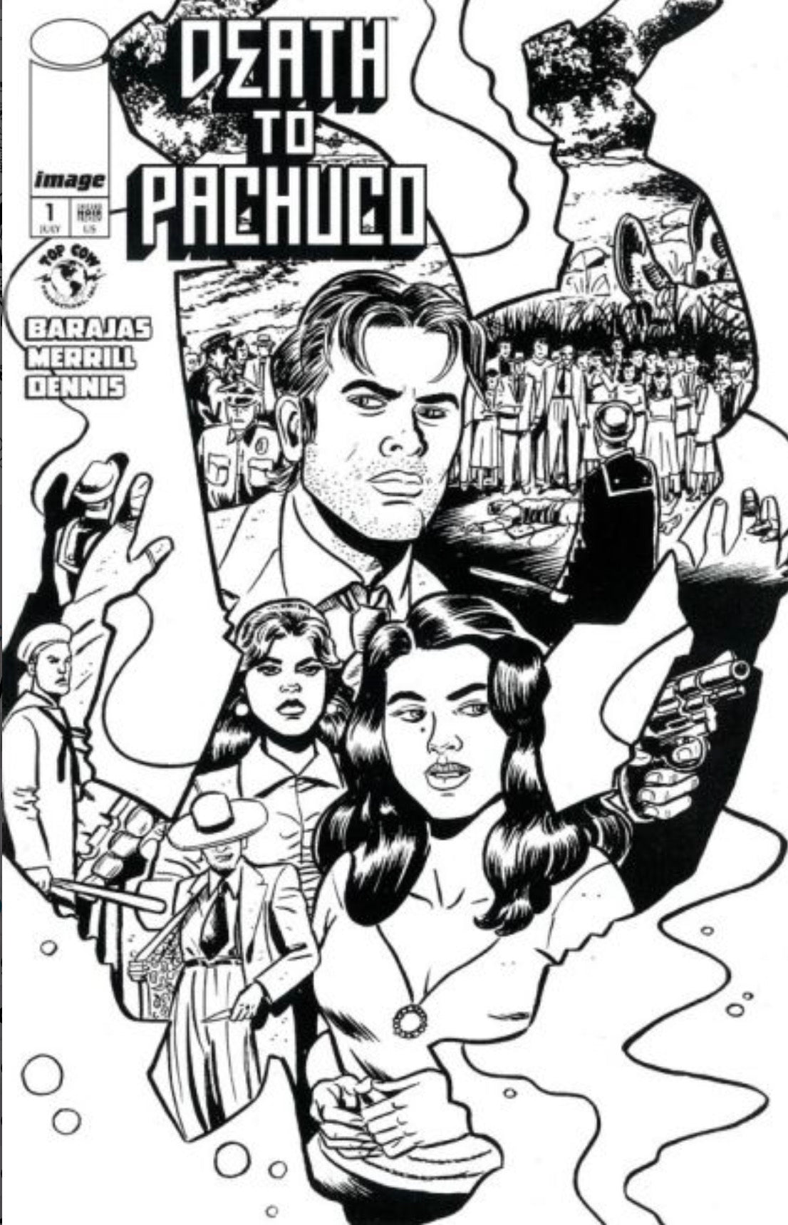 Death to Pachuco CVR 0 David Lapham Exclusive Ashcan