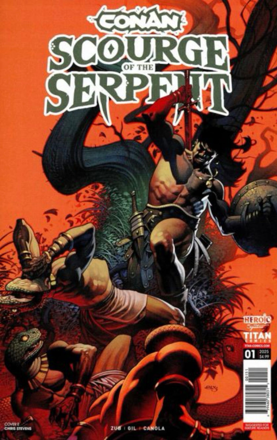 Conan The Barbarian: Scourge Of The Serpent #1 CVR E Chris Stevens