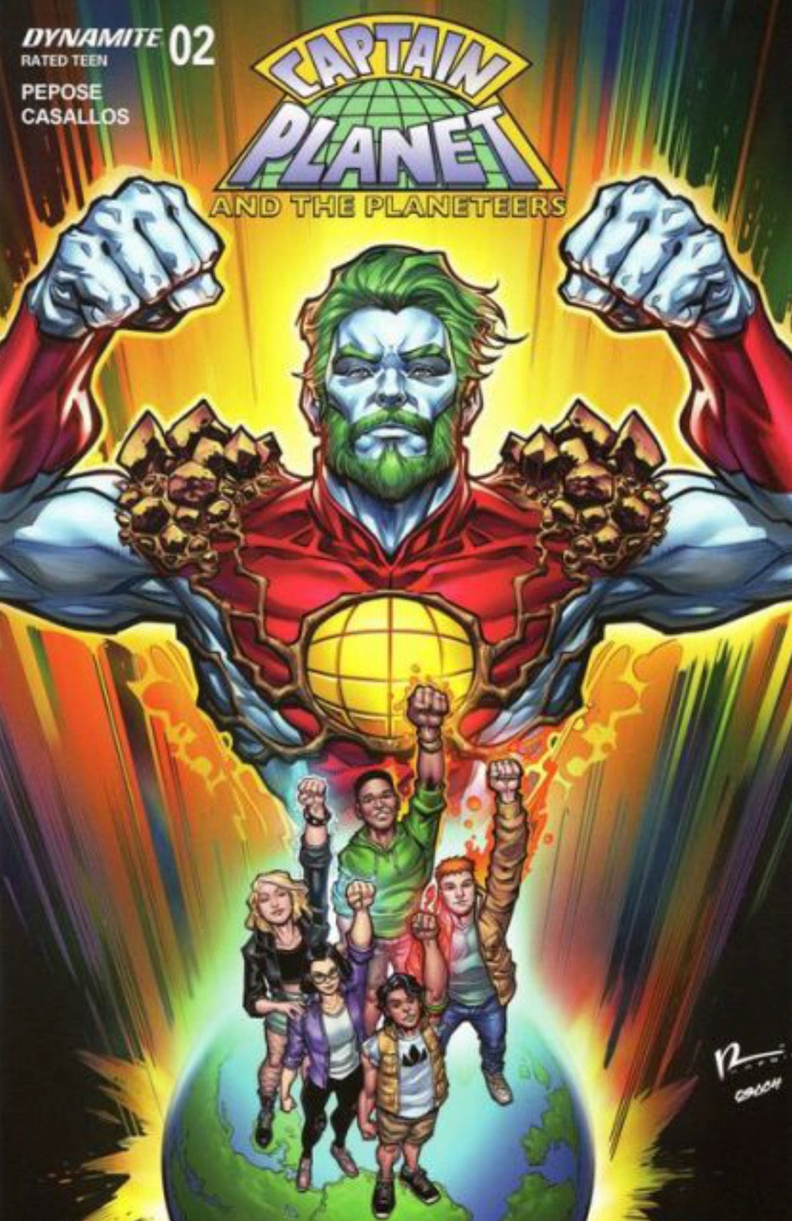 Captain Planet #2 CVR A Chad Hardin