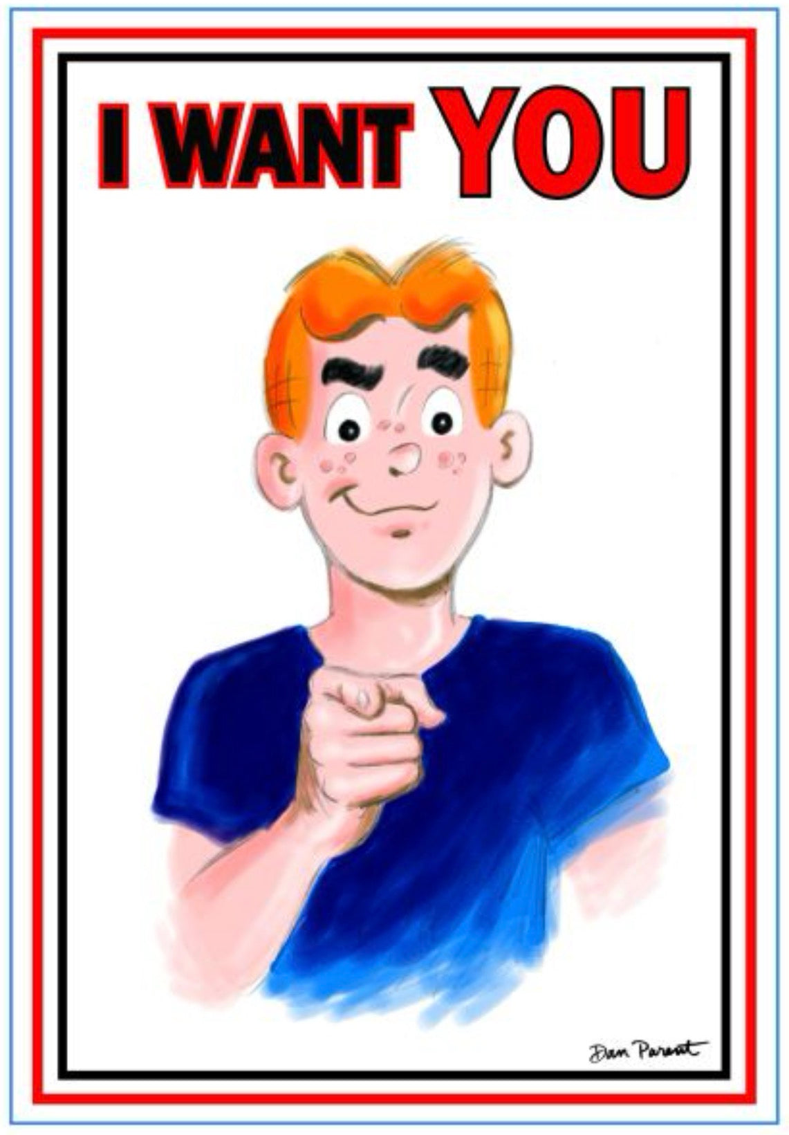 Archie Comics Celebrates America's 250th #1 CVR F Dan Parent Poster Foil