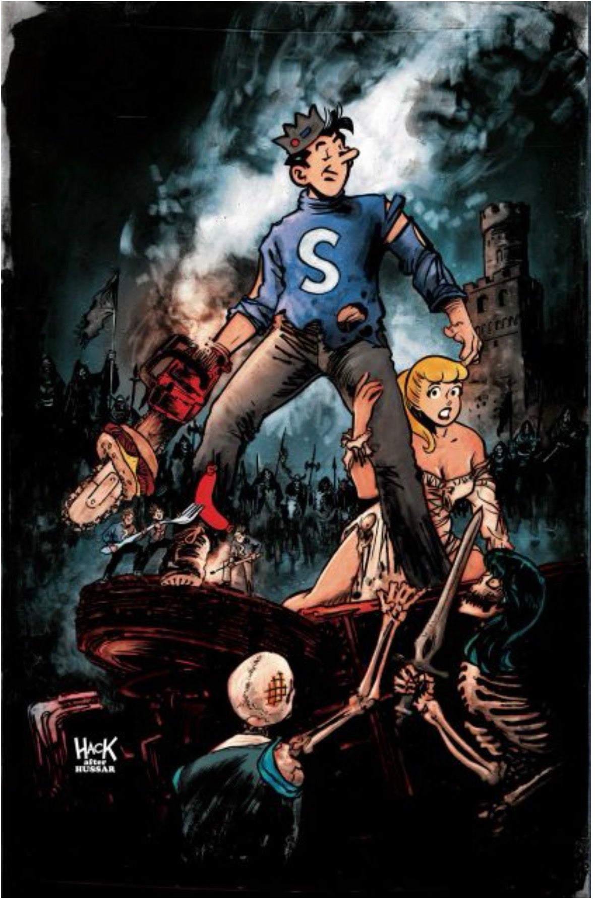 Archie x The Army of Darkness #3 CVR P Robert Hack Virgin 1:7