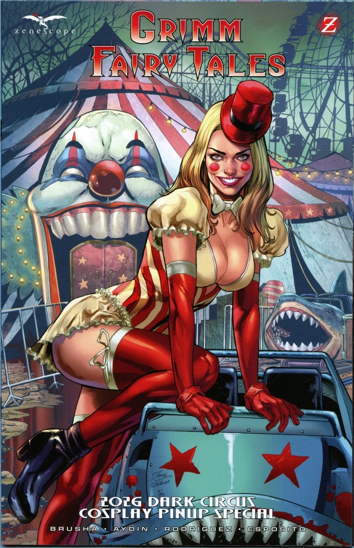 GRIMM FAIRY TALES 2026 DARK CIRCUS COSPLAY PINUP SPECIAL (ONE SHOT) CVR A IGOR VITORINO