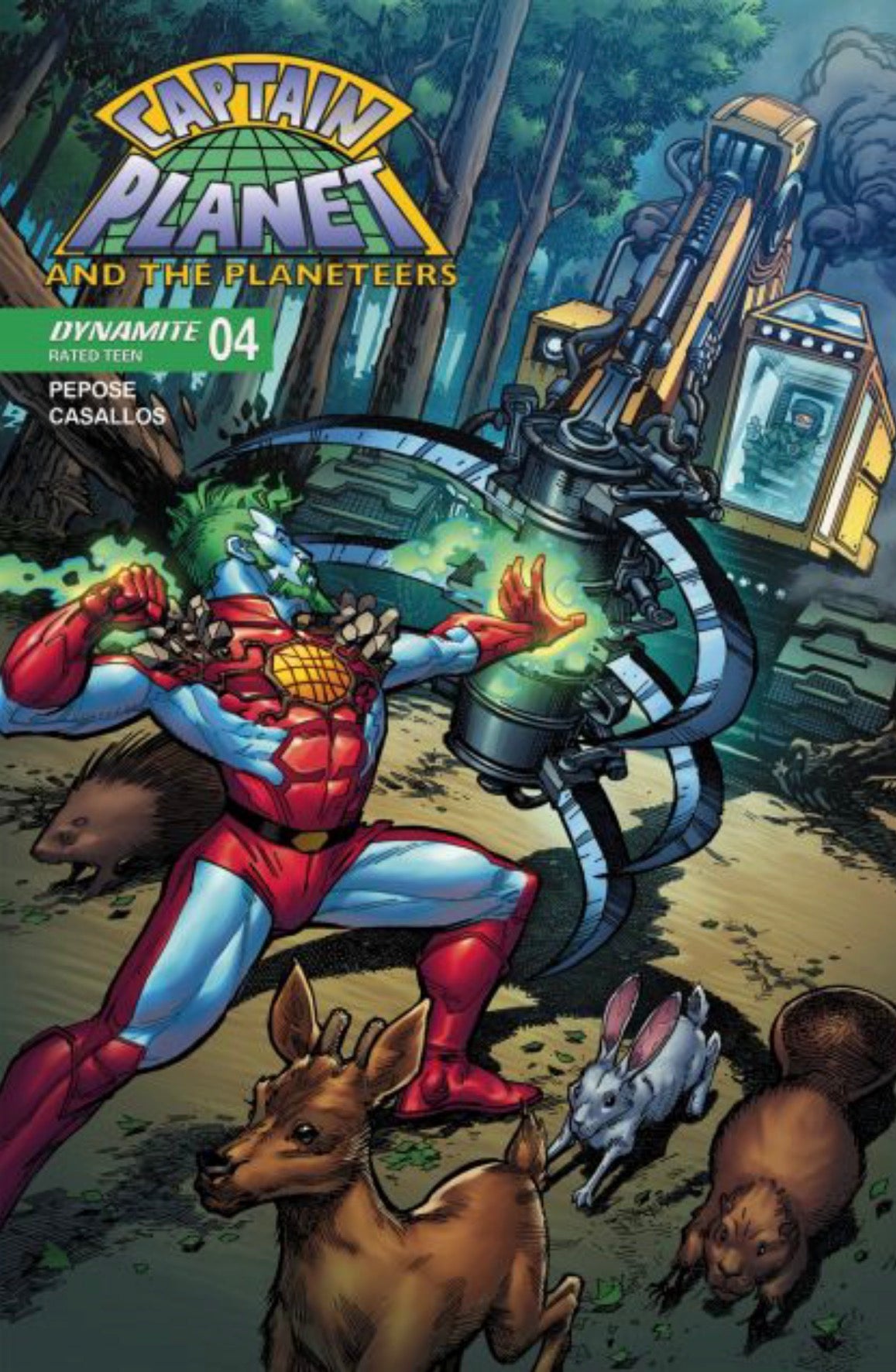Captain Planet #4 CVR A Chad Hardin