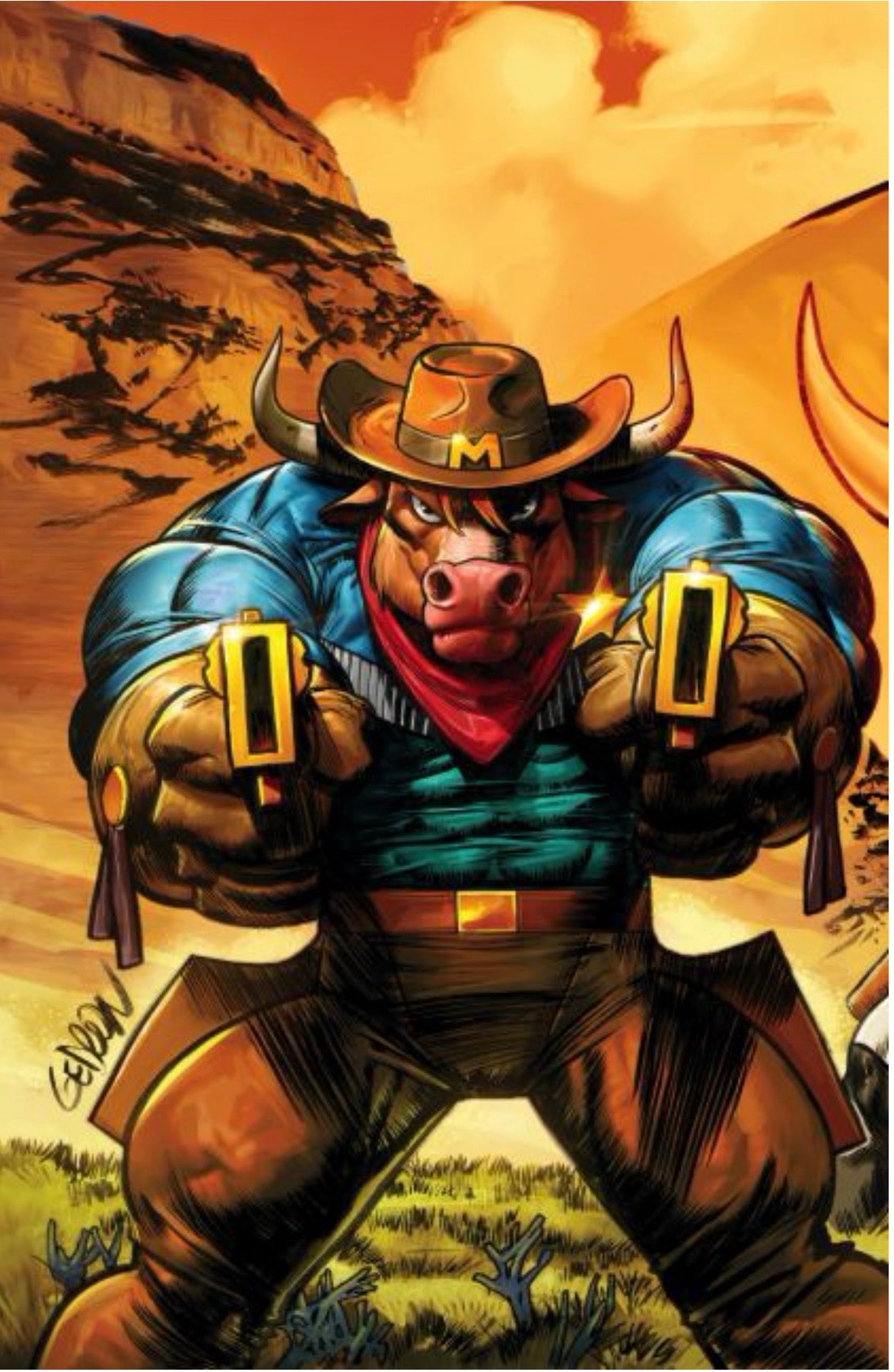 Wild West C.O.W.-Boys of Moo Mesa #1 CVR G Juan Gedeon Virgin 1:10