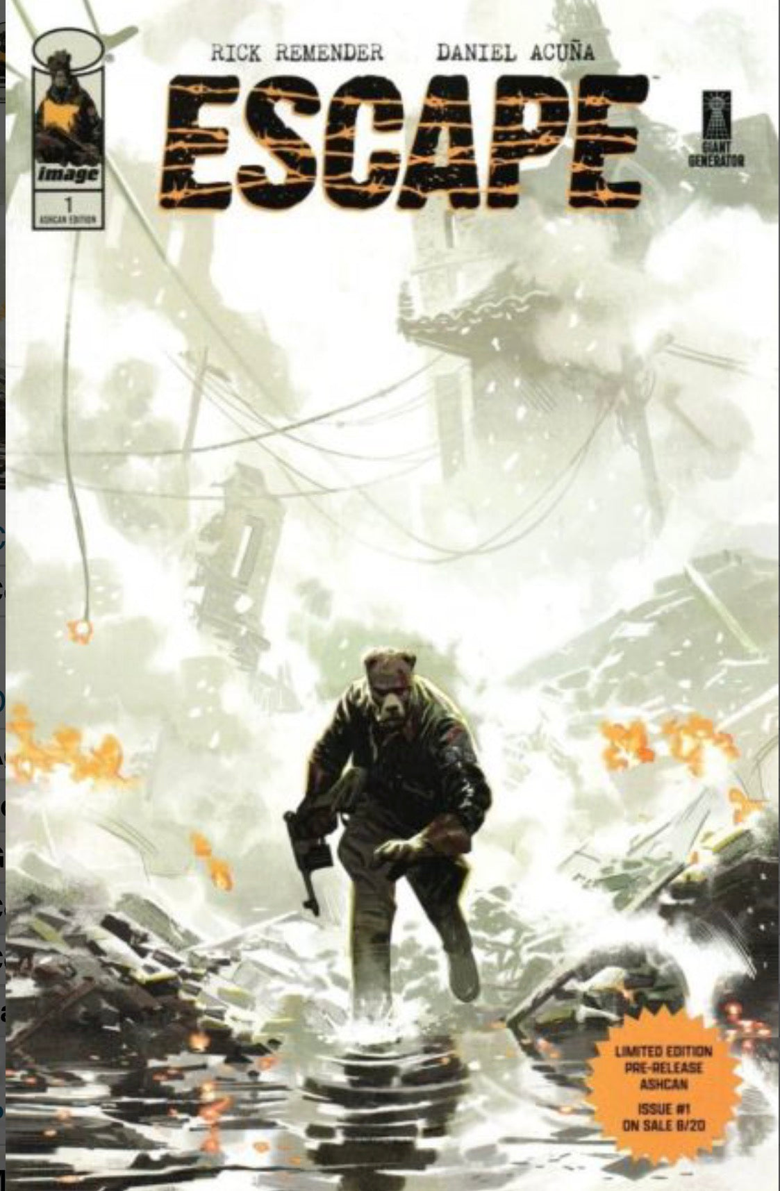 Escape #0 CVR A Daniel Acuña Daniel Acuna Perez Ashcan
