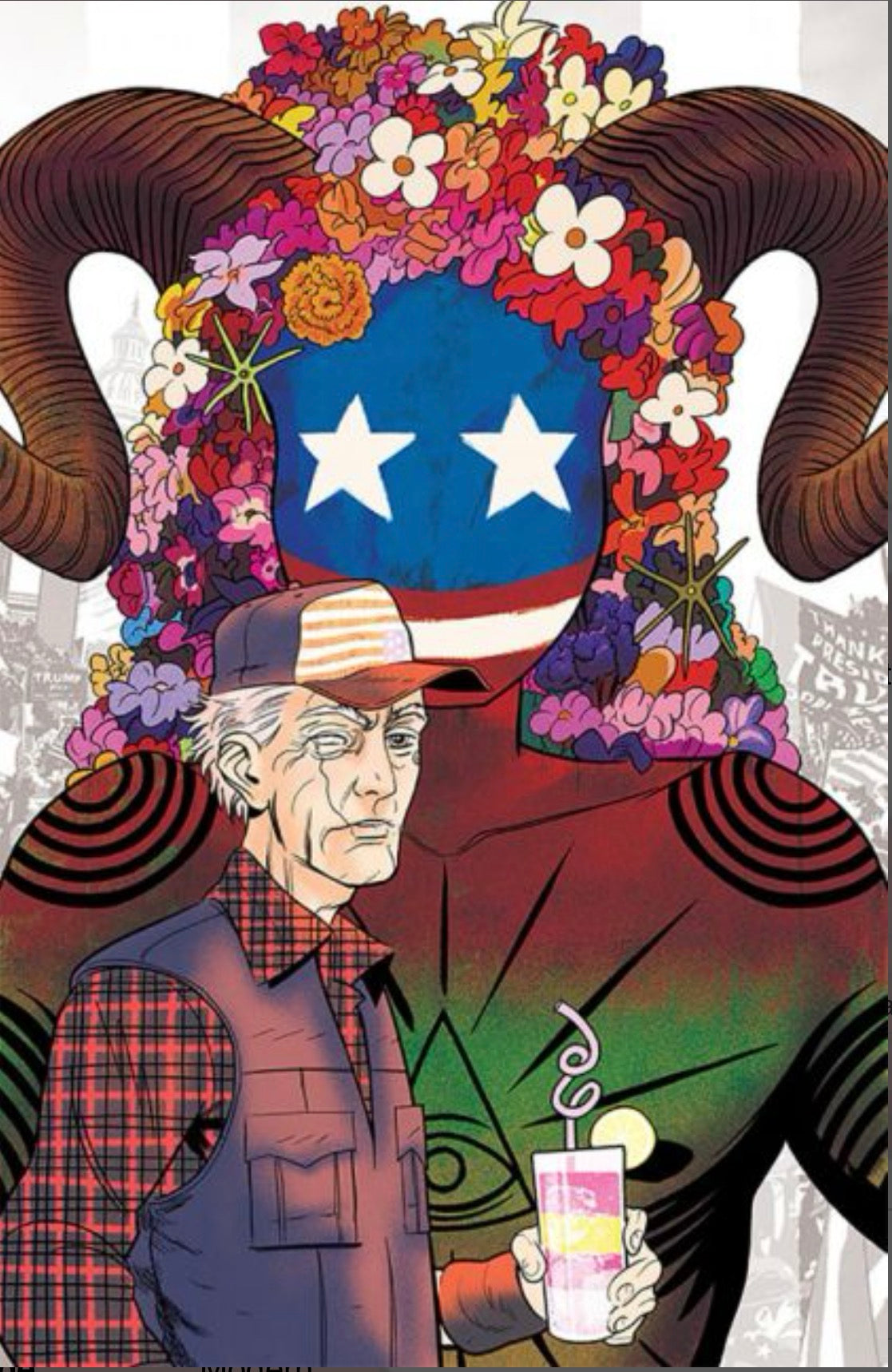 The Department of Truth #35 CVR D Tyler Boss Die Cut