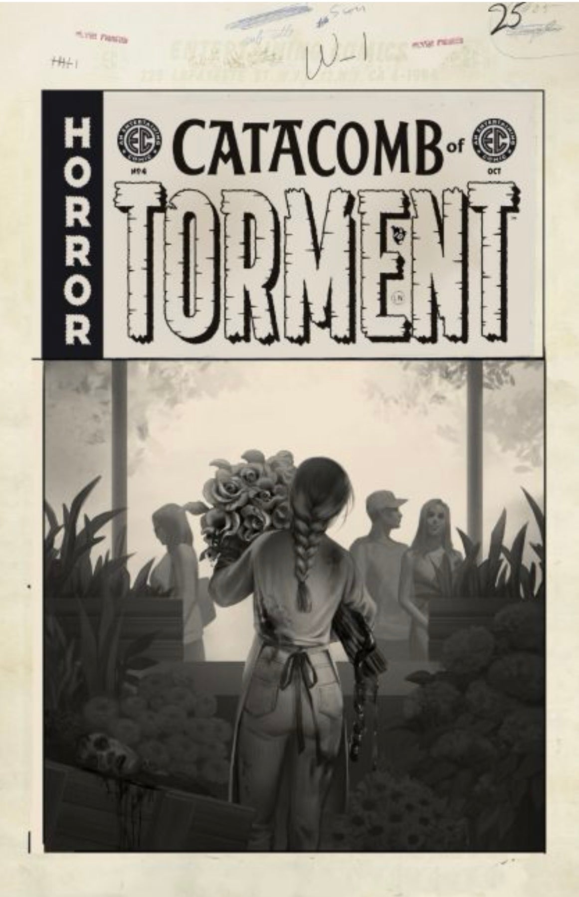 Catacomb of Torment #4 CVR D Reiko Murakami B&W 1:20