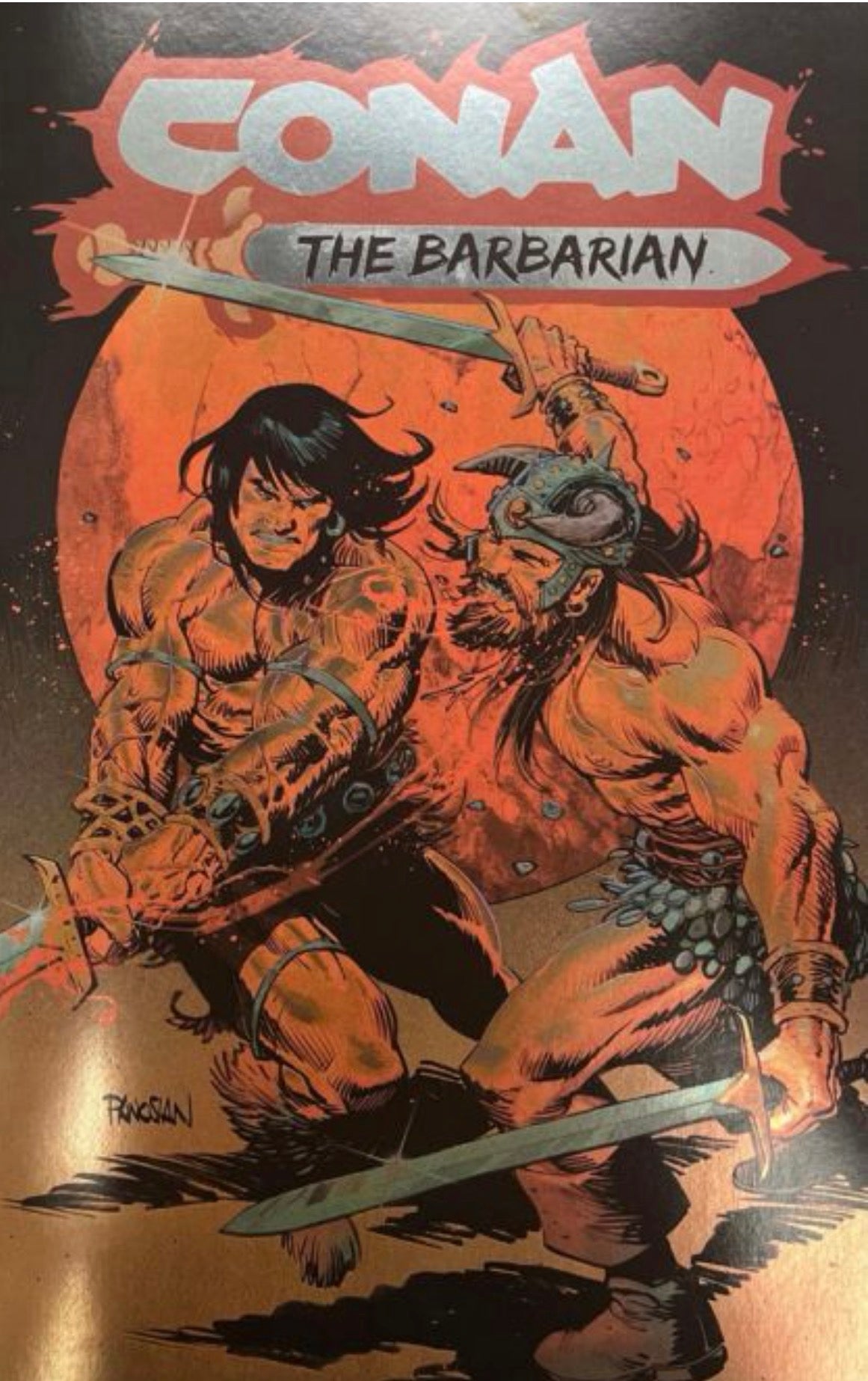 Conan the Barbarian (Titan Comics) #22 CVR E Dan Panosian Foil