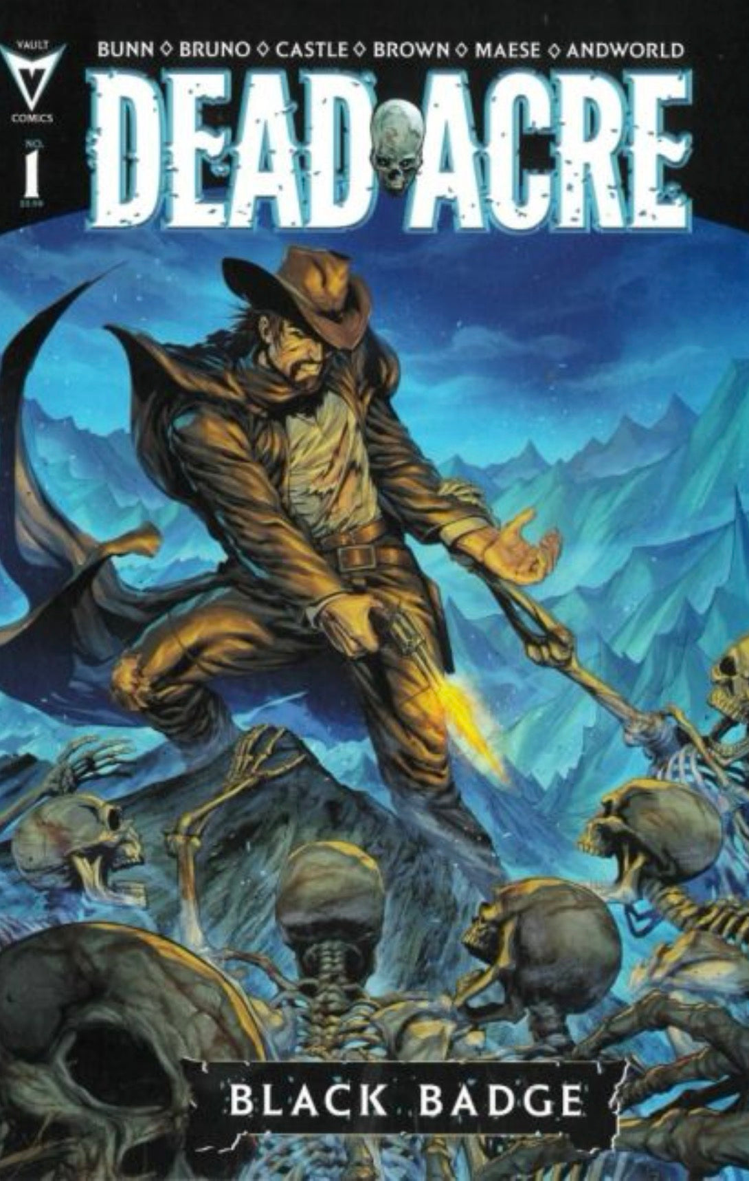 Dead Acre: Black Badge #1 CVR B Tyler Kirkham 1:10