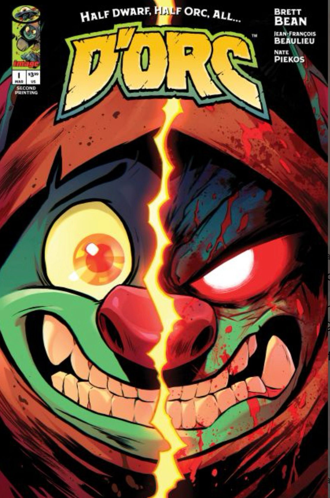 D'Orc #1 CVR O Brett Bean 2nd Printing Brett Bean