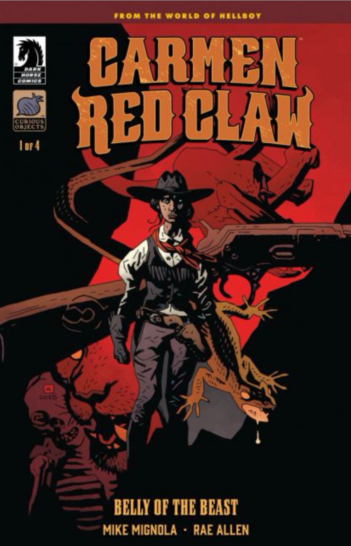Carmen Red Claw: Belly of the Beast #1 CVR B Mike Mignola