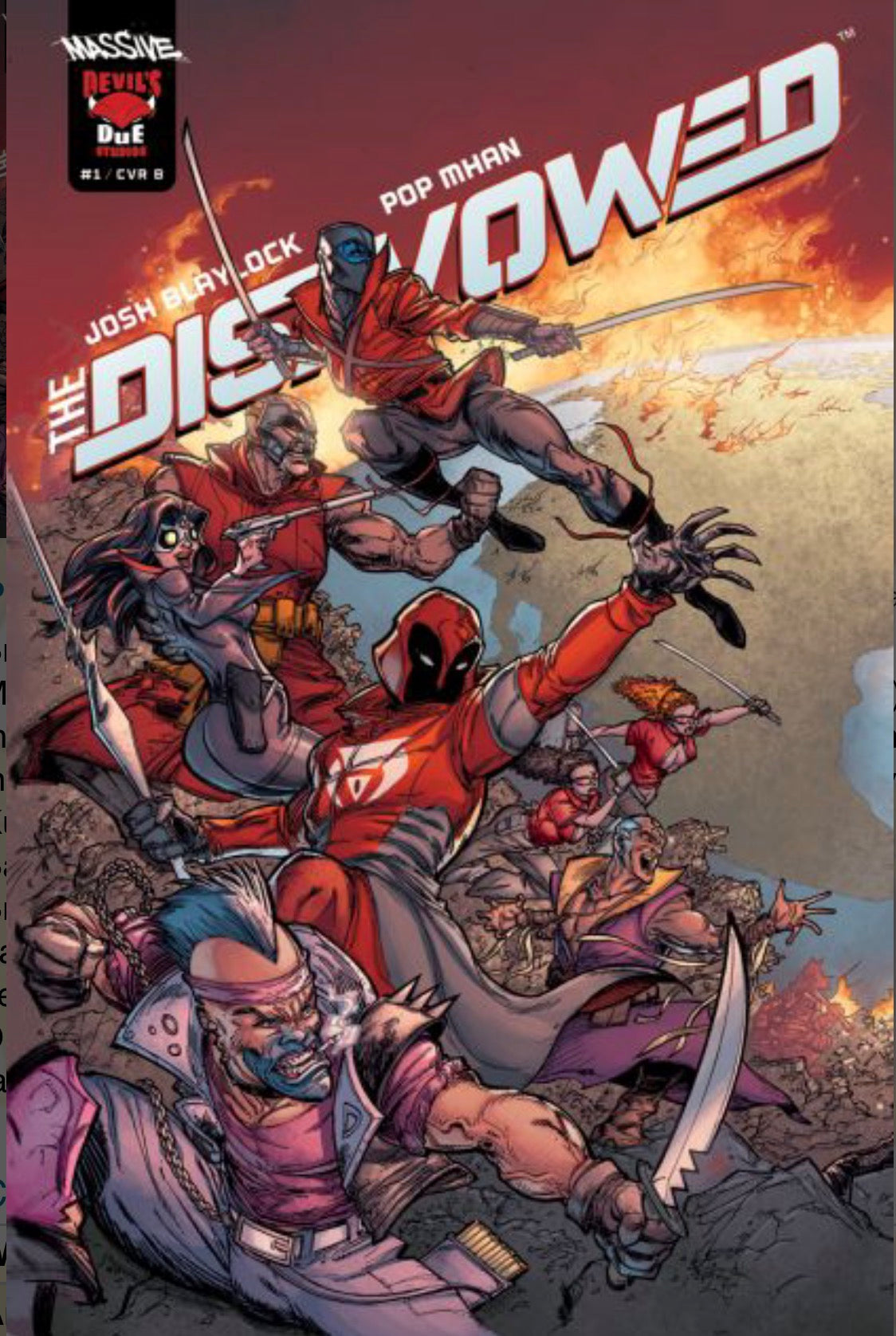 Disavowed #1 CVR B Steve Kurth Connecting Cover
