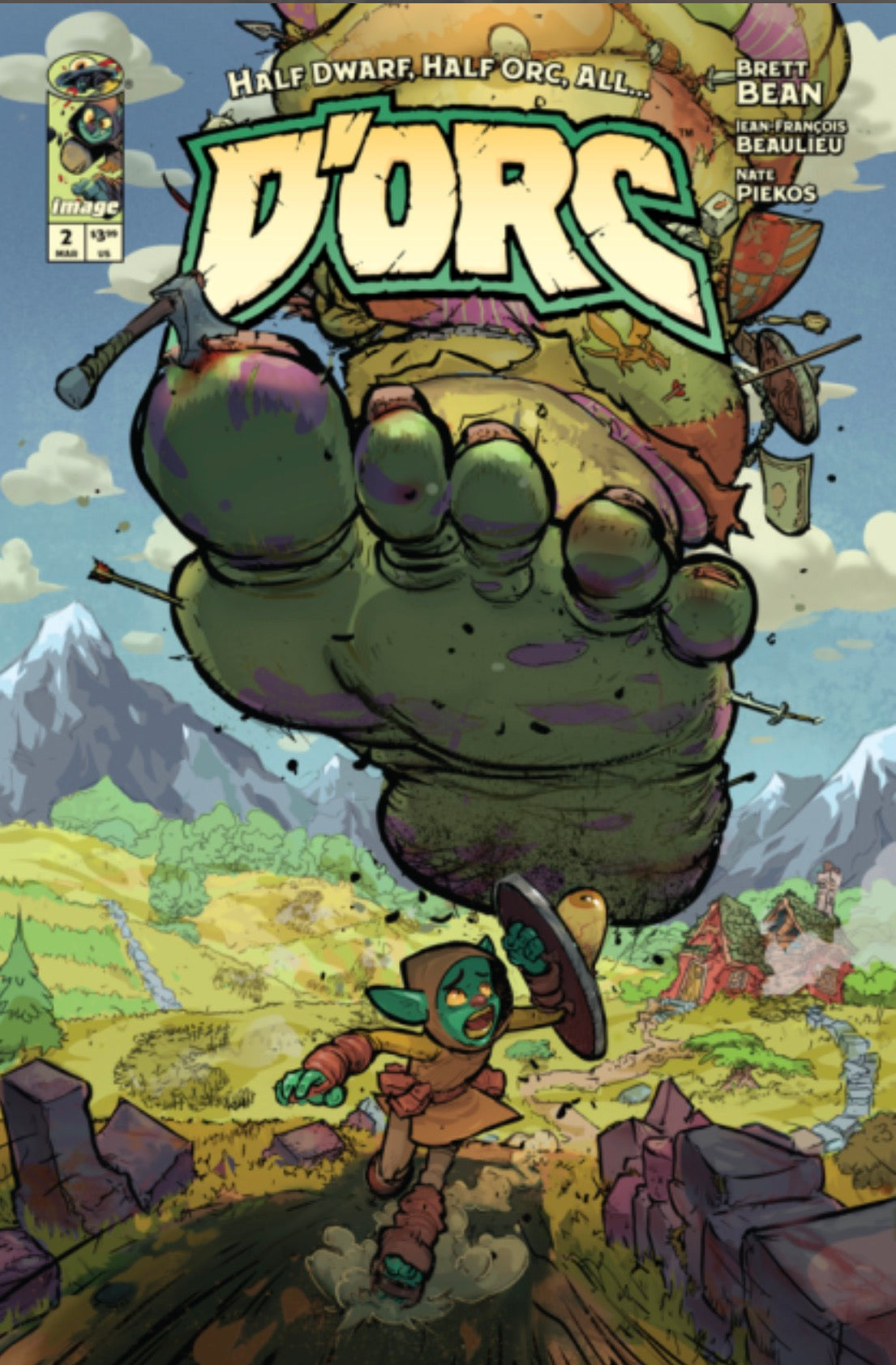 D'Orc #2 CVR B Riley Rossmo