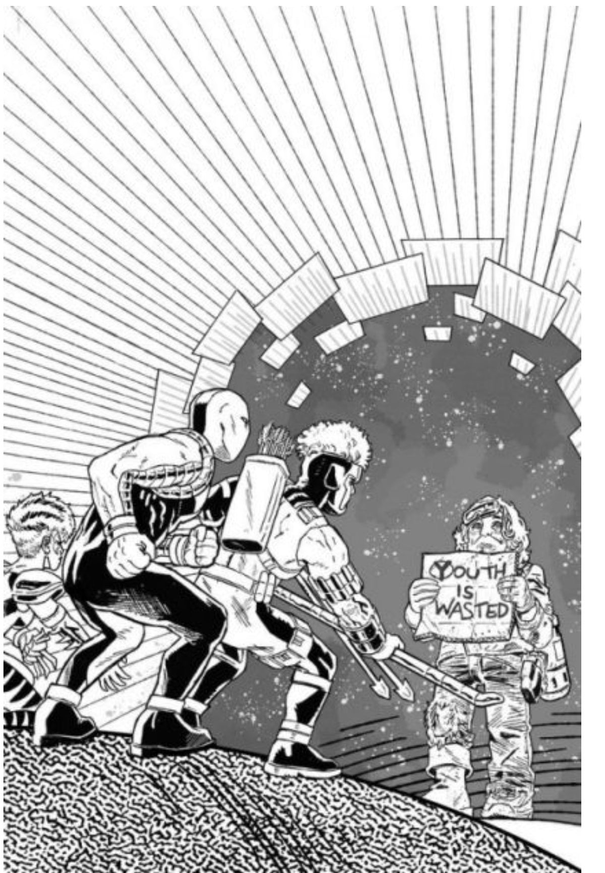 Assorted Crisis Events #6 CVR D Eric Zawadzki Youngblood Team-Up B&W