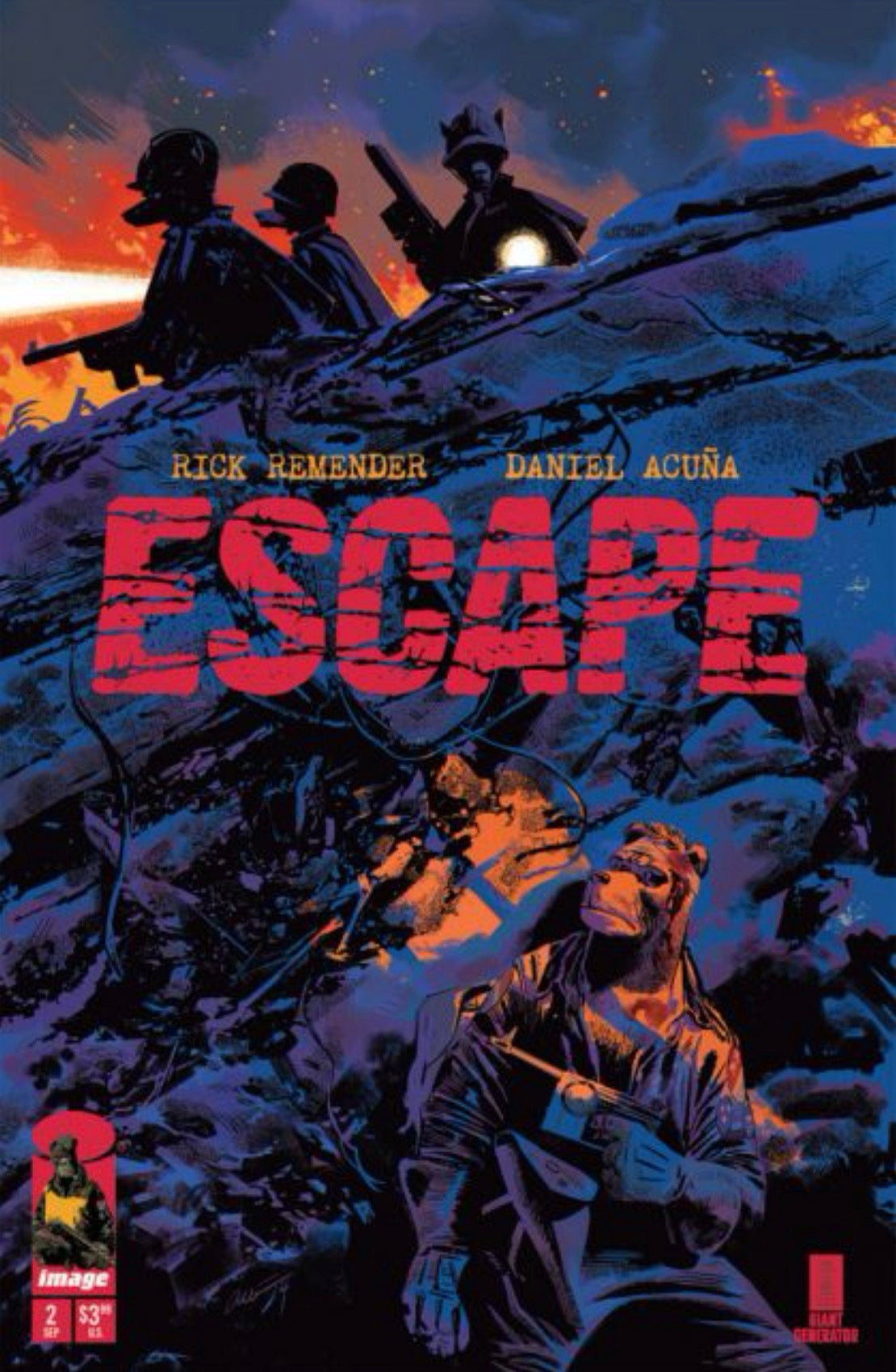 Escape #2 CVR A Daniel Acuña