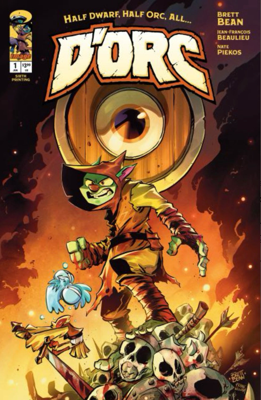 D'Orc #1 CVR BC Brett Bean 6th Printing Brett Brean
