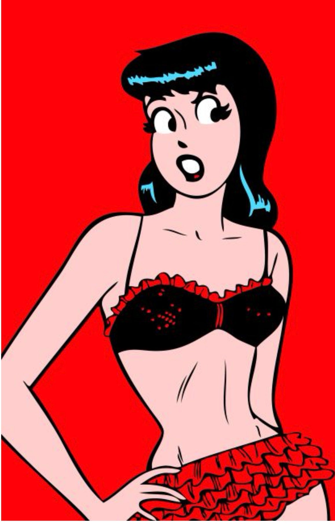 Archie Comics 85th Anniversary Presents: Betty & Veronica Swimsuit Special #1 CVR F Dan Decarlo Veronica Pin Up Red Foil