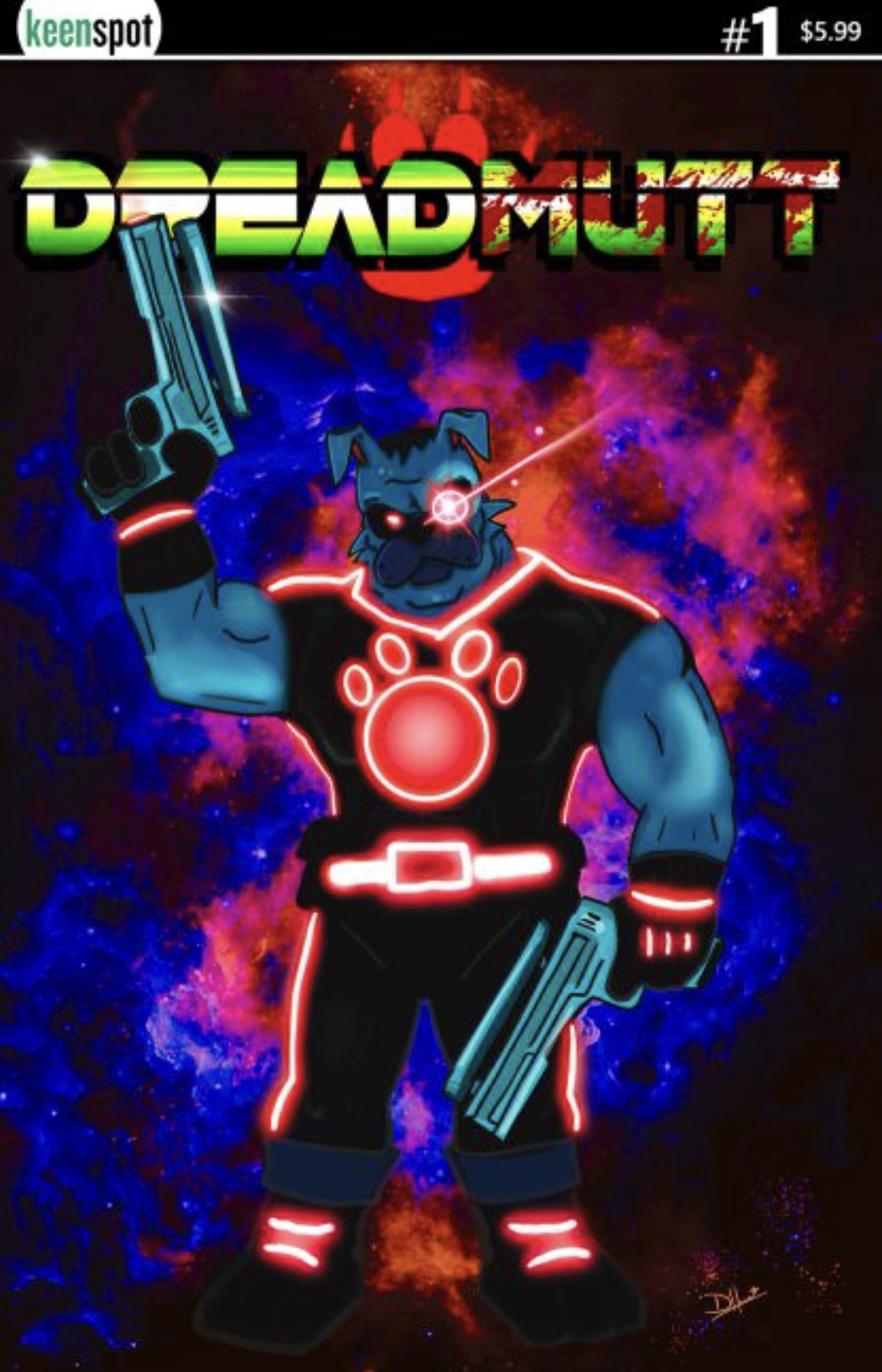 Dreadmutt #1 CVR D Dee Hausner