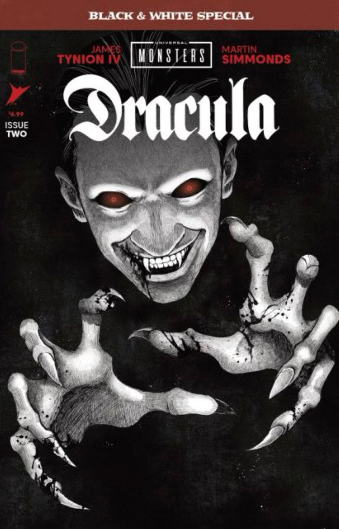 Universal Monsters: Dracula Black & White Special #2 CVR B Anwita Citriya