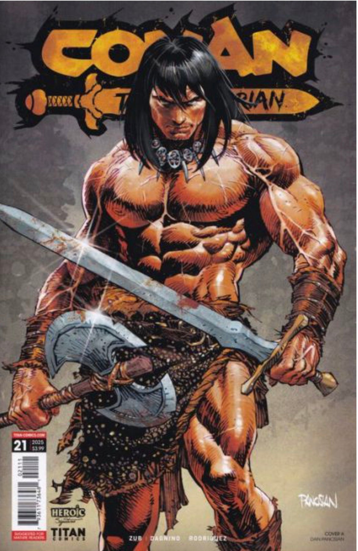 Conan the Barbarian (Titan Comics) #21 CVR A Dan Panosian