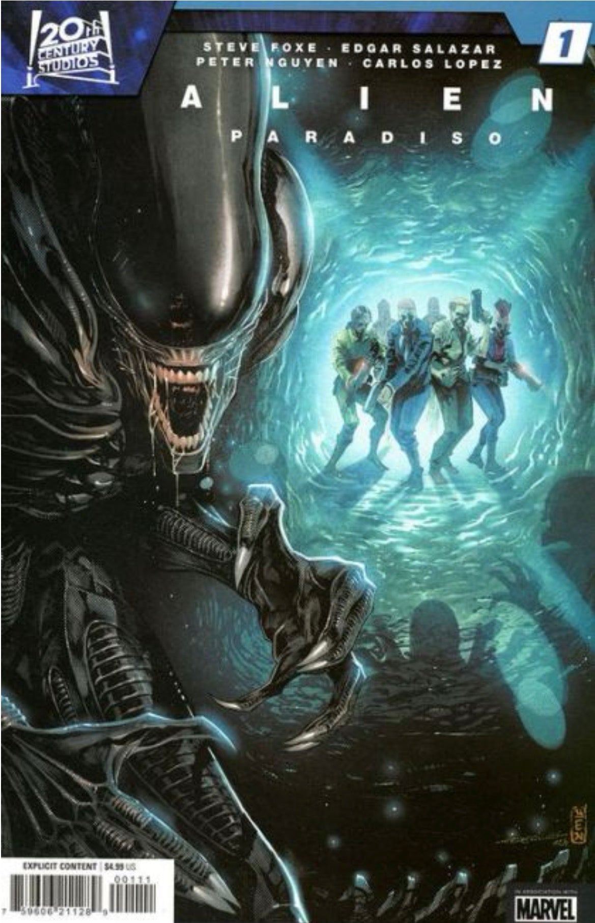 Alien: Paradiso #1 CVR A Iban Coello