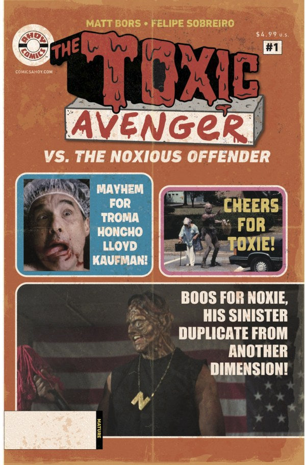 TOXIC AVENGER VS THE NOXIOUS OFFENDER #1 (OF 5) CVR C 5 COPY TROMA PHOTO WRASSLIN MAGAZINE