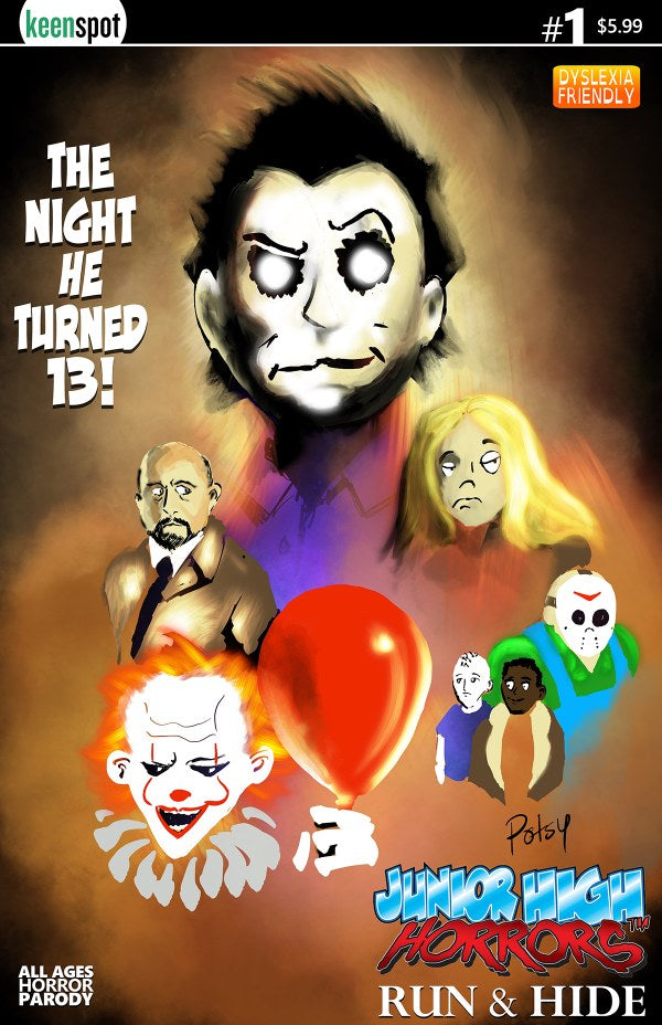 JUNIOR HIGH HORRORS RUN & HIDE #1 (ONE SHOT) CVR B ROB
