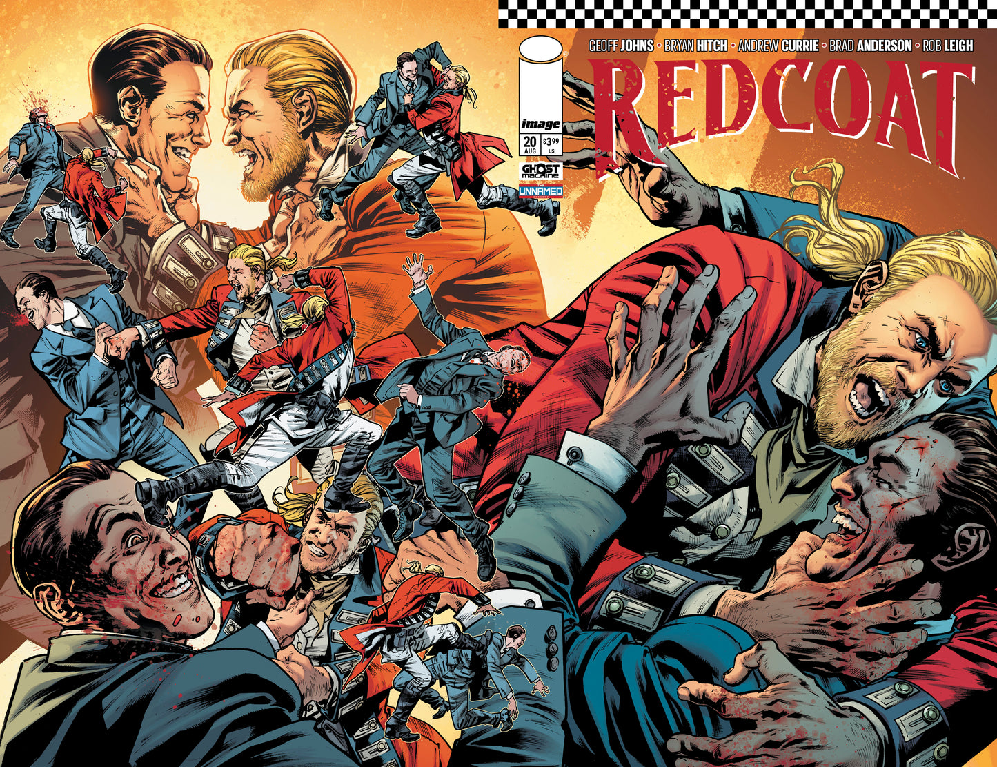 REDCOAT #20 CVR A BRYAN HITCH & BRAD ANDERSON WRAPAROUND