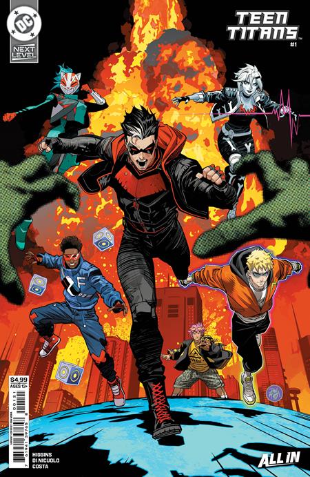 00A. TEEN TITANS #1 CVR B DAN MORA CARD STOCK