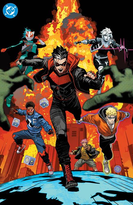 00A. TEEN TITANS #1 CVR F DAN MORA FOIL